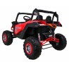 Masinuta electrica Buggy UTV-MX, roti spuma EVA, 2 locuri, rosu/negru
