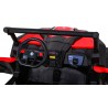 Masinuta electrica Buggy UTV-MX, roti spuma EVA, 2 locuri, rosu/negru