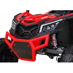 Masinuta electrica Buggy UTV-MX, roti spuma EVA, 2 locuri, rosu/negru