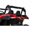 Masinuta electrica Buggy UTV-MX, roti spuma EVA, 2 locuri, rosu/negru