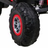 Masinuta electrica Buggy UTV-MX, roti spuma EVA, 2 locuri, rosu/negru