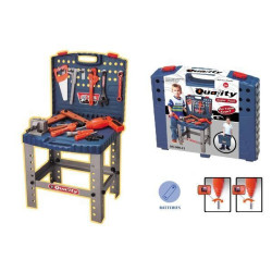 Banc de scule interactiv pentru copii, bormasina , ciocan, surubelnita, multicolor