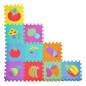 Covor educativ pentru copii tip puzzle cu fructe, 10 piese, spuma poliuretanica, multicolor Covor educativ pentru copii tip puzzle cu fructe, 10 piese, spuma poliuretanica, multicolor
