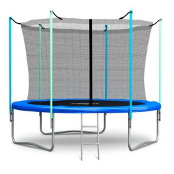 Trambulina copii, diametru 366cm, plasa protectie inclusa, 4 picioare din otel, sarcina maxima 150kg