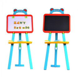 Tabla magnetica pentru copii, litere si cifre cu magnet, 84 piese, plastic, multicolor