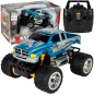 Masinuta off-road cu telecomanda, 4 amortizoare, plastic, albastru