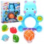 Jucarie de baie pentru copii, hipopotam, prindere cu ventuze, plastic, multicolor Jucarie de baie pentru copii, hipopotam, prindere cu ventuze, plastic, multicolor