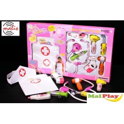 Trusa medicala pentru copii, accesorii incluse, plastic, multicolor
