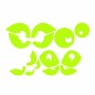 Sticker decorativ glow luminosmodel Ochi Jucausi