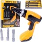 Burghiu electric pentru copii, 5 piese, plastic, galben Burghiu electric pentru copii, 5 piese, plastic, galben