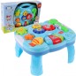Masa educativa pentru copii 2 in 1, muzica, lumini, plastic, multicolor
