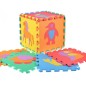 Puzzle educativ cu animale, spuma poliuretanica, multicolor, 10 buc
