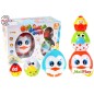 Jucarie interactiva pentru copii, piramida de oua, plastic, multicolor