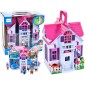 Casuta de papusi pliabila, familie de papusi, mobilier si accesorii, plastic, multicolor Casuta de papusi pliabila, familie de papusi, mobilier si accesorii, plastic, multicolor