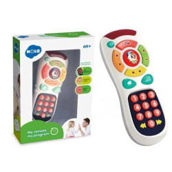 Telecomanda pentru copii, emite sunete si lumini, plastic, multicolor