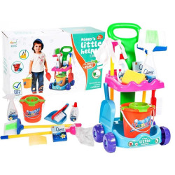 Set curatare pentru copii, 12 piese, plastic, multicolor