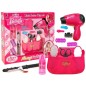 Set coafura pentru copii, accesorii incluse, uscator, ondulator, plastic, roz Set coafura pentru copii, accesorii incluse, uscator, ondulator, plastic, roz