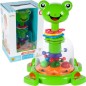 Jucarie interactiva broscuta, 4 bile incluse, plastic, verde Jucarie interactiva broscuta, 4 bile incluse, plastic, verde