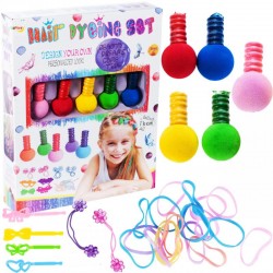 Set accesorii par pentru copii, benzi elastice, 5 culori, cauciuc, multicolor