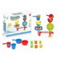 Jucarie de baie cascada pentru copii, prindere cu ventuze, plastic, multicolor