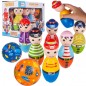 Joc bowling cu pirati, 6 popice, 2 bile, 6 x 6 x 17 cm, multicolor Joc bowling cu pirati, 6 popice, 2 bile, 6 x 6 x 17 cm, multicolor