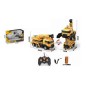 Masinuta robot cu telecomanda, emite sunete si lumini, 25 x 10 x 22 cm, plastic, portocaliu Masinuta robot cu telecomanda, emite sunete si lumini, 25 x 10 x 22 cm, plastic, portocaliu