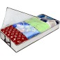 Dulap depozitare, material textil, inchidere cu fermoar, 80x45x15 cm Dulap depozitare, material textil, inchidere cu fermoar, 80x45x15 cm