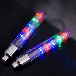 Ventil luminos 5 LED-uri, alimentare baterii, set 2 bucati