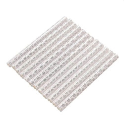 Ornamente reflectorizante pentru spite bicicleta, set 12 bucati, alb