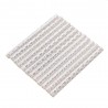 Ornamente reflectorizante pentru spite bicicleta, set 12 bucati, alb