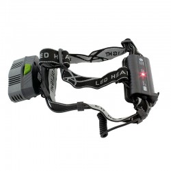 Lanterna de cap frontala LED CREE-XML, reincarcabila USB, 6 moduri iluminare, 5000 lm, IPX4, aluminiu