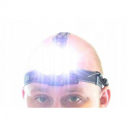 Lanterna de cap frontala LED CREE-XML, reincarcabila USB, 6 moduri iluminare, 5000 lm, IPX4, aluminiu