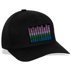 Sapca luminoasa cu Egalizator LED multicolor