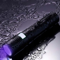 Lanterna UV Superfire 365 nm, reincarcabila USB, LED SMD