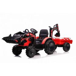 Buggy tractor electric cu trailer 720-T, 1 loc, AUX, roti spuma EVA