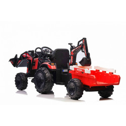 Buggy tractor electric cu trailer 720-T, 1 loc, AUX, roti spuma EVA
