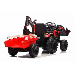 Buggy tractor electric cu trailer 720-T, 1 loc, AUX, roti spuma EVA