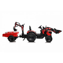 Buggy tractor electric cu trailer 720-T, 1 loc, AUX, roti spuma EVA