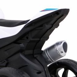 Motocicleta electrica BMW, sport, 12V/4,5Ah, roti plastic, lumina LED, scaun piele, muzica, greutate suportata 30 kg, albastru