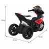 Motocicleta electrica BMW, sport, 12V/4,5Ah, roti plastic, lumina LED, scaun piele, muzica, greutate suportata 30 kg, rosu