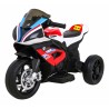 Motocicleta electrica BMW, sport, 12V/4,5Ah, roti plastic, lumina LED, scaun piele, muzica, greutate suportata 30 kg, rosu