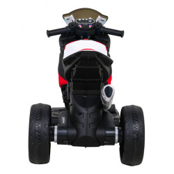 Motocicleta electrica BMW, sport, 12V/4,5Ah, roti plastic, lumina LED, scaun piele, muzica, greutate suportata 30 kg, rosu
