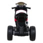 Motocicleta electrica BMW, sport, 12V/4,5Ah, roti plastic, lumina LED, scaun piele, muzica, greutate suportata 30 kg, rosu Motocicleta electrica BMW, sport, 12V/4,5Ah, roti plastic, lumina LED, scaun piele, muzica, greutate suportata 30 kg, rosu