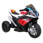 Motocicleta electrica BMW, sport, 12V/4,5Ah, roti plastic, lumina LED, scaun piele, muzica, greutate suportata 30 kg, rosu Motocicleta electrica BMW, sport, 12V/4,5Ah, roti plastic, lumina LED, scaun piele, muzica, greutate suportata 30 kg, rosu
