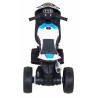 Motocicleta electrica BMW, sport, 12V/4,5Ah, roti plastic, lumina LED, scaun piele, muzica, greutate suportata 30 kg, alb