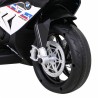 Motocicleta electrica BMW, sport, 12V/4,5Ah, roti plastic, lumina LED, scaun piele, muzica, greutate suportata 30 kg, alb