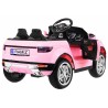 Masinuta electrica Range Rover, 12V, roti spuma EVA, 2 locuri, lumini LED, MP3, AUX, 103x63x58 cm, roz