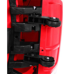 Masinuta electrica Range Rover, 12V, roti spuma EVA, 2 locuri, lumini LED, MP3, AUX, 103x63x58 cm, rosu