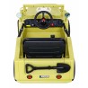 Masinuta electrica Jeep militar retro off road, 4x35W, 12V/7Ah, telecomanda, roti EVA, bluetooth, lumini, 110x56x56 cm, galben