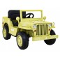 Masinuta electrica Jeep militar retro off road, 4x35W, 12V/7Ah, telecomanda, roti EVA, bluetooth, lumini, 110x56x56 cm, galben Masinuta electrica Jeep militar retro off road, 4x35W, 12V/7Ah, telecomanda, roti EVA, bluetooth, lumini, 110x56x56 cm, galben